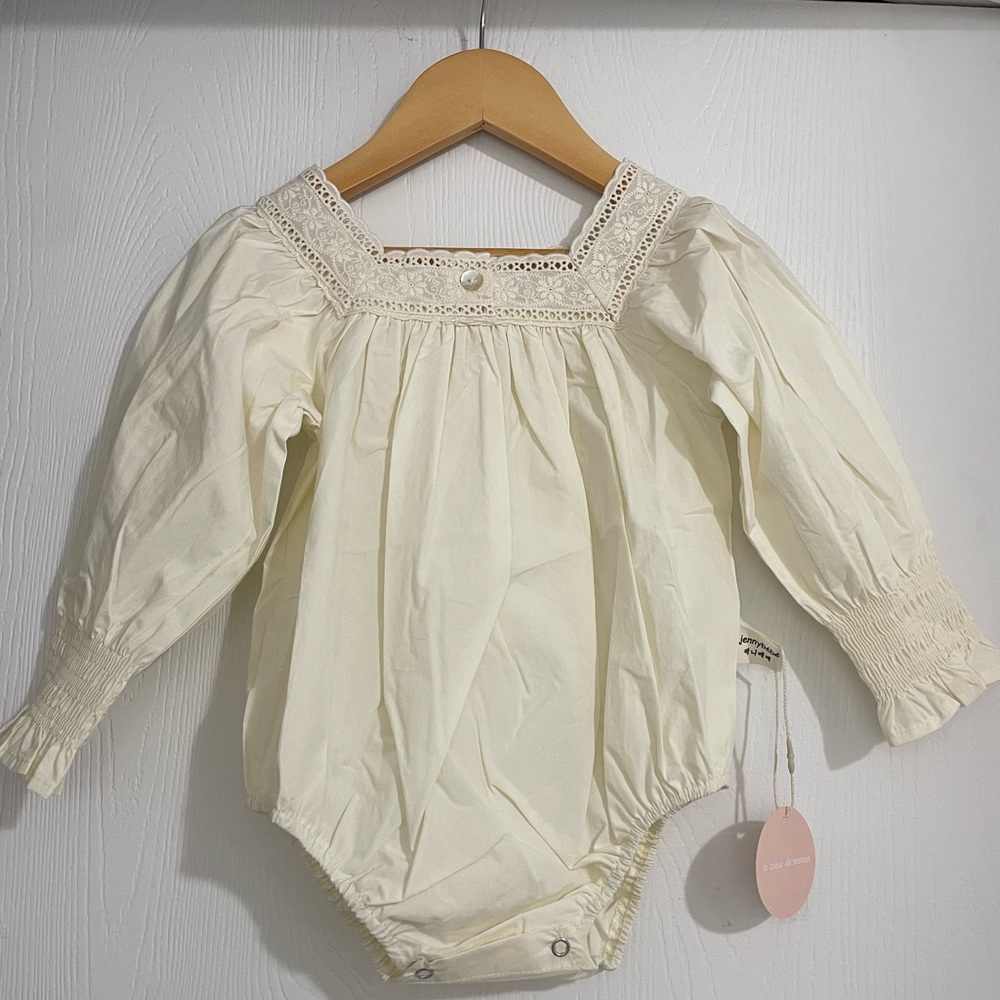 vintage baby girl romper